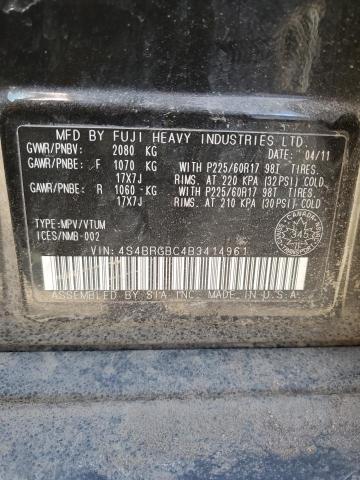 Photo 12 VIN: 4S4BRGBC4B3414961 - SUBARU OUTBACK 