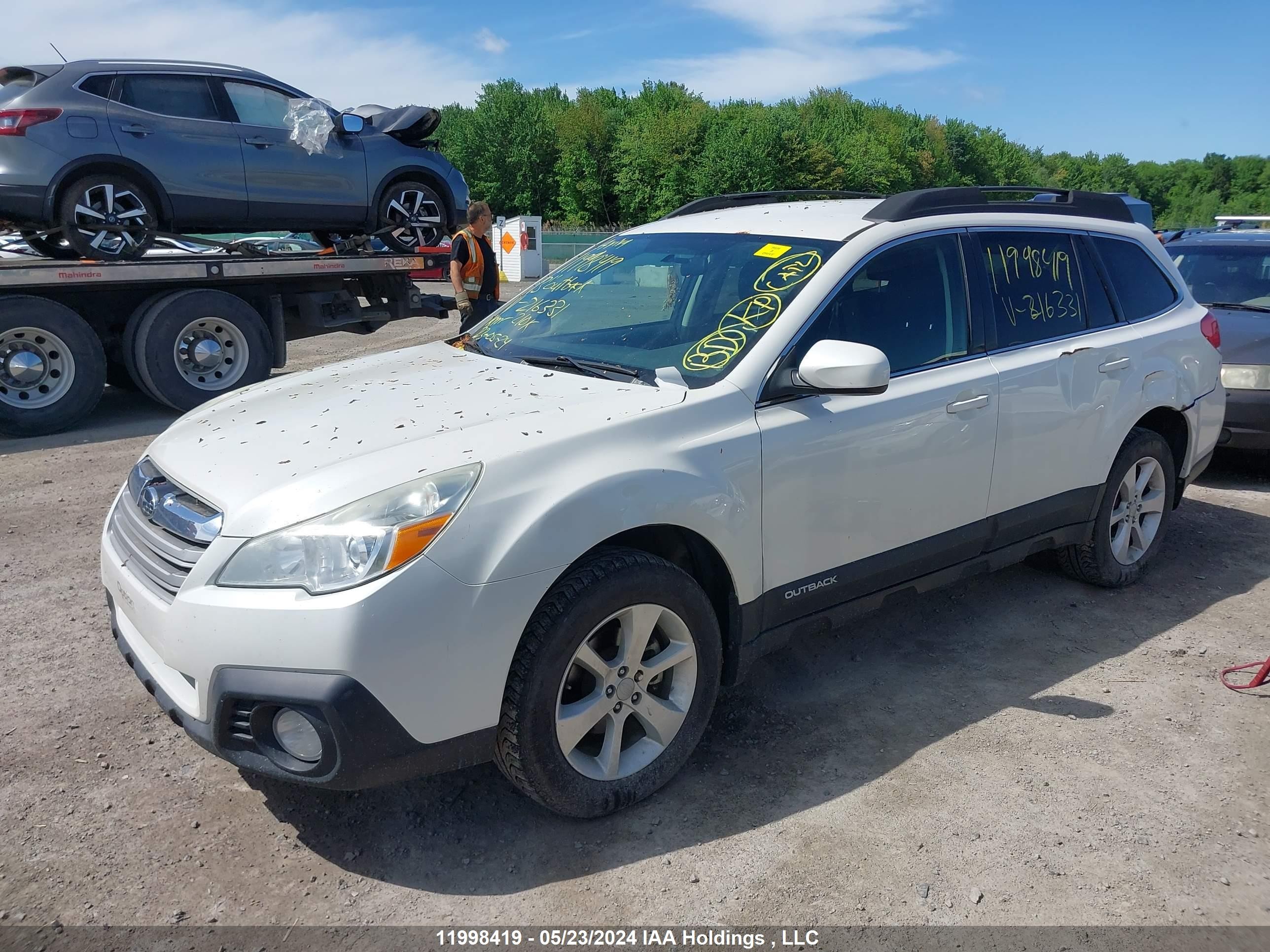 Photo 1 VIN: 4S4BRGBC7D3216331 - SUBARU OUTBACK 