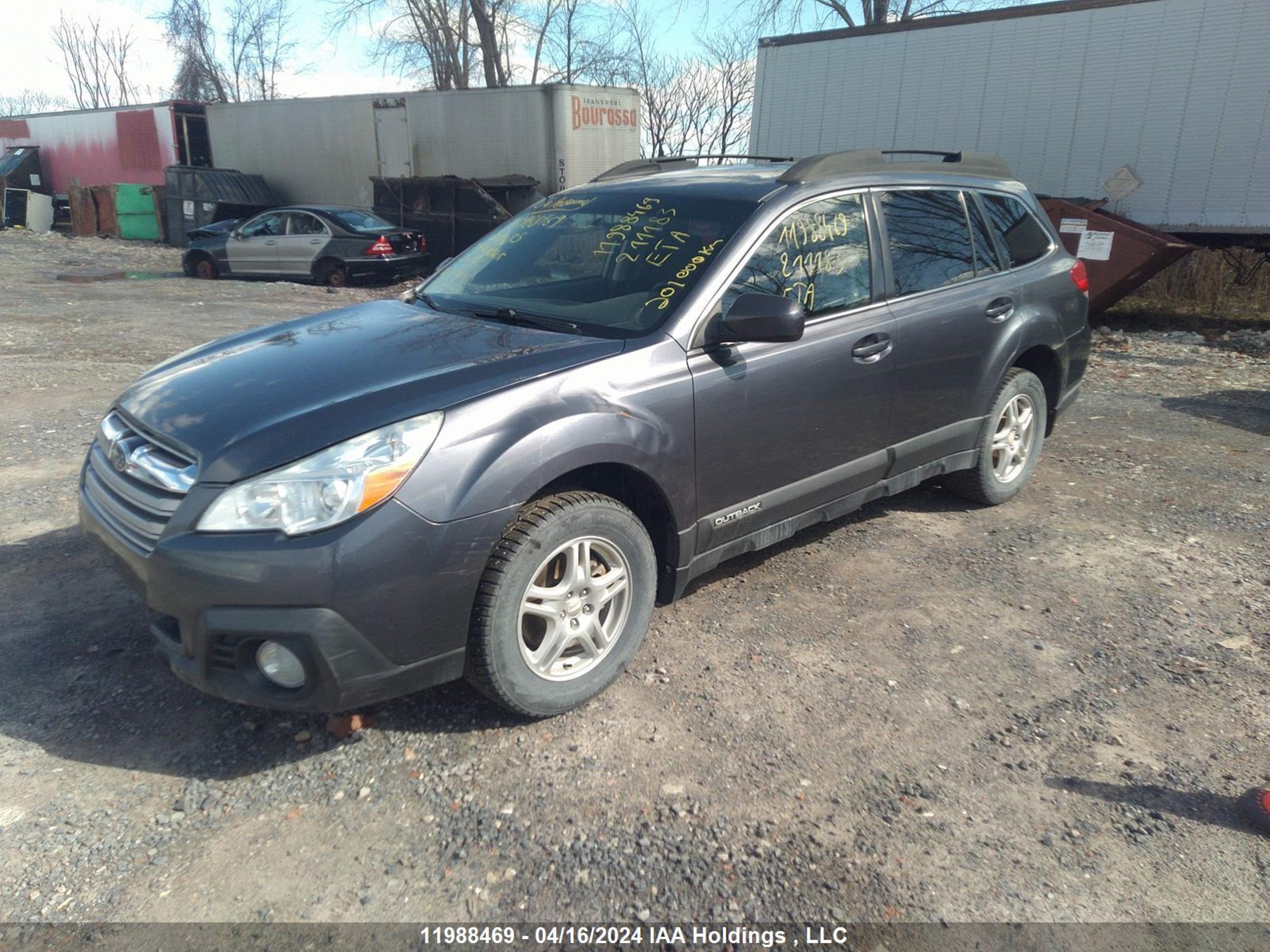 Photo 1 VIN: 4S4BRGDC5E1211185 - SUBARU OUTBACK 