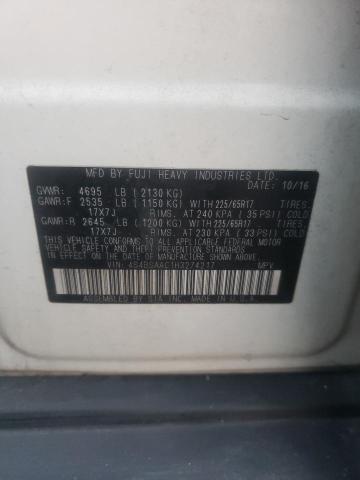 Photo 11 VIN: 4S4BSAAC1H3274217 - SUBARU OUTBACK 