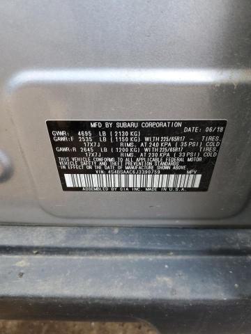 Photo 11 VIN: 4S4BSAAC6J3390759 - SUBARU OUTBACK 2. 