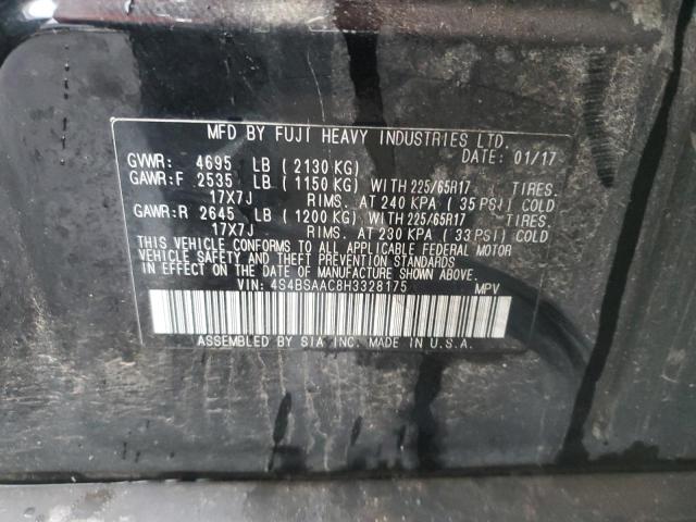 Photo 11 VIN: 4S4BSAAC8H3328175 - SUBARU OUTBACK 2. 