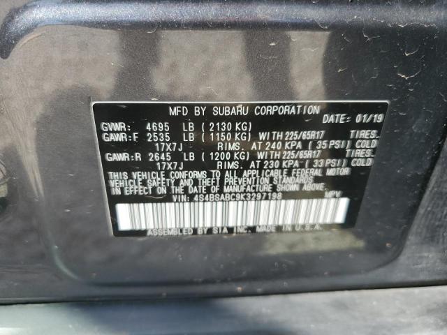 Photo 12 VIN: 4S4BSABC9K3297198 - SUBARU OUTBACK 