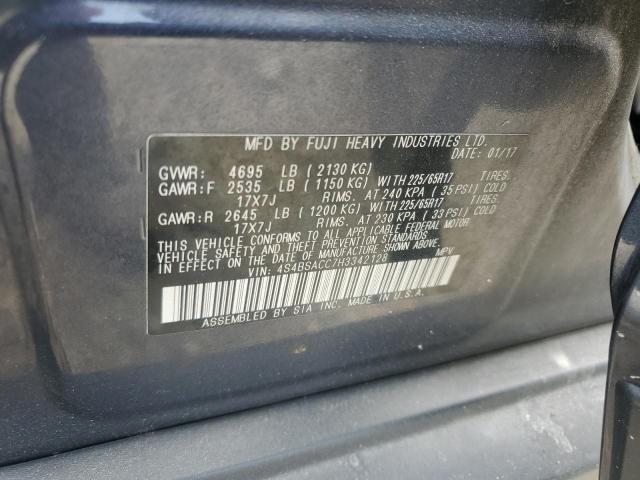 Photo 12 VIN: 4S4BSACC7H3342128 - SUBARU OUTBACK 