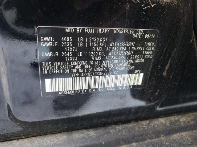 Photo 9 VIN: 4S4BSACC8F3232167 - SUBARU OUTBACK 2. 