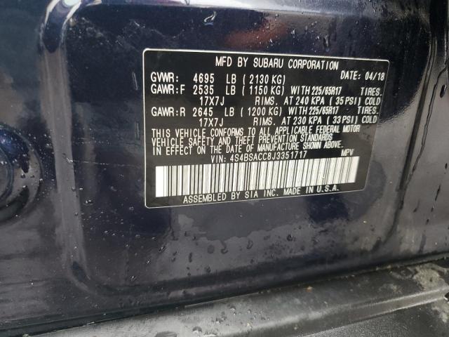 Photo 13 VIN: 4S4BSACC8J3351717 - SUBARU OUTBACK 