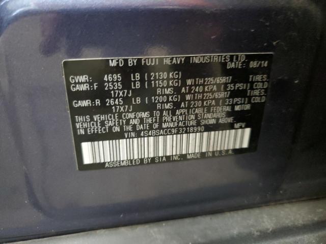 Photo 13 VIN: 4S4BSACC9F3218990 - SUBARU OUTBACK 2. 