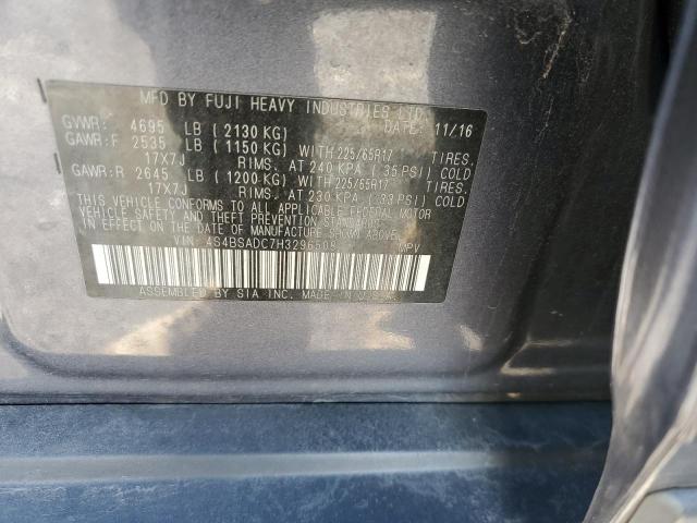 Photo 13 VIN: 4S4BSADC7H3296508 - SUBARU OUTBACK 2. 