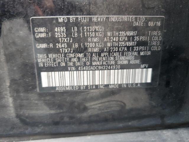 Photo 11 VIN: 4S4BSADC9H3244930 - SUBARU OUTBACK 2. 