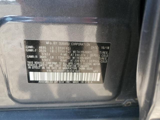 Photo 12 VIN: 4S4BSAFC3K3241042 - SUBARU OUTBACK 2. 