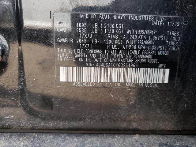 Photo 11 VIN: 4S4BSAFC4G3264966 - SUBARU OUTBACK 