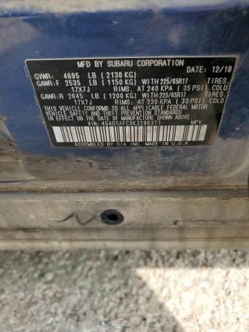 Photo 12 VIN: 4S4BSAFC5K3286371 - SUBARU OUTBACK 