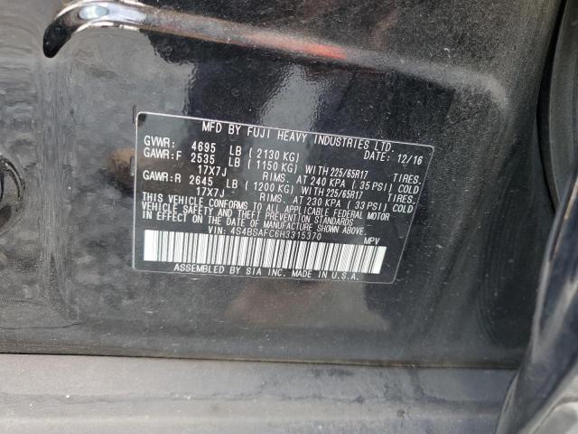 Photo 12 VIN: 4S4BSAFC6H3315370 - SUBARU OUTBACK 