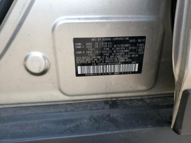 Photo 12 VIN: 4S4BSAFC8H3435896 - SUBARU OUTBACK 