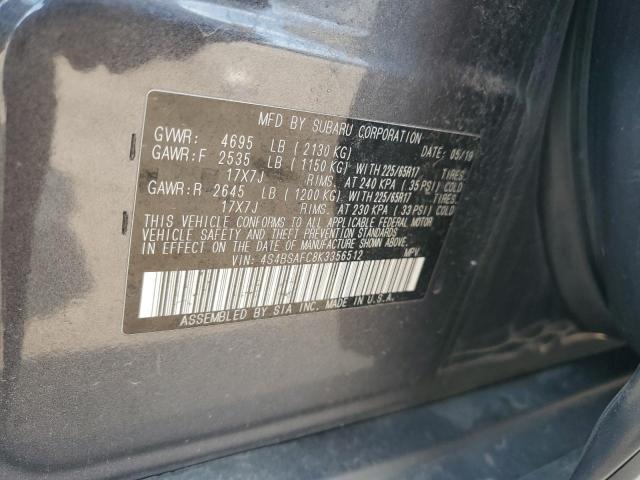 Photo 12 VIN: 4S4BSAFC8K3356512 - SUBARU OUTBACK 