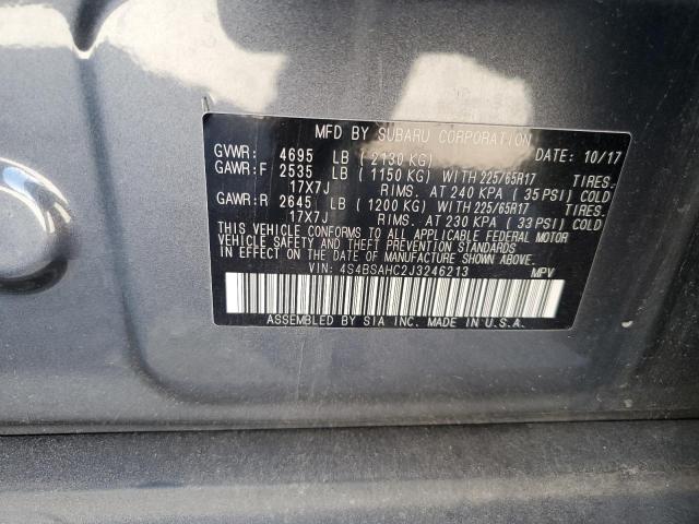 Photo 12 VIN: 4S4BSAHC2J3246213 - SUBARU OUTBACK 