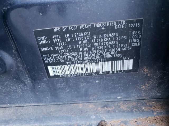 Photo 9 VIN: 4S4BSAHC5G3270983 - SUBARU OUTBACK 2. 