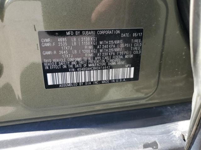 Photo 12 VIN: 4S4BSAHC8H3414642 - SUBARU OUTBACK 2. 