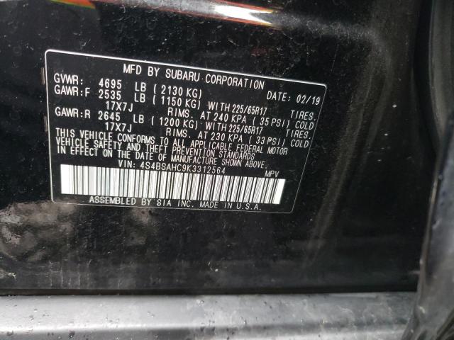 Photo 12 VIN: 4S4BSAHC9K3312564 - SUBARU OUTBACK 