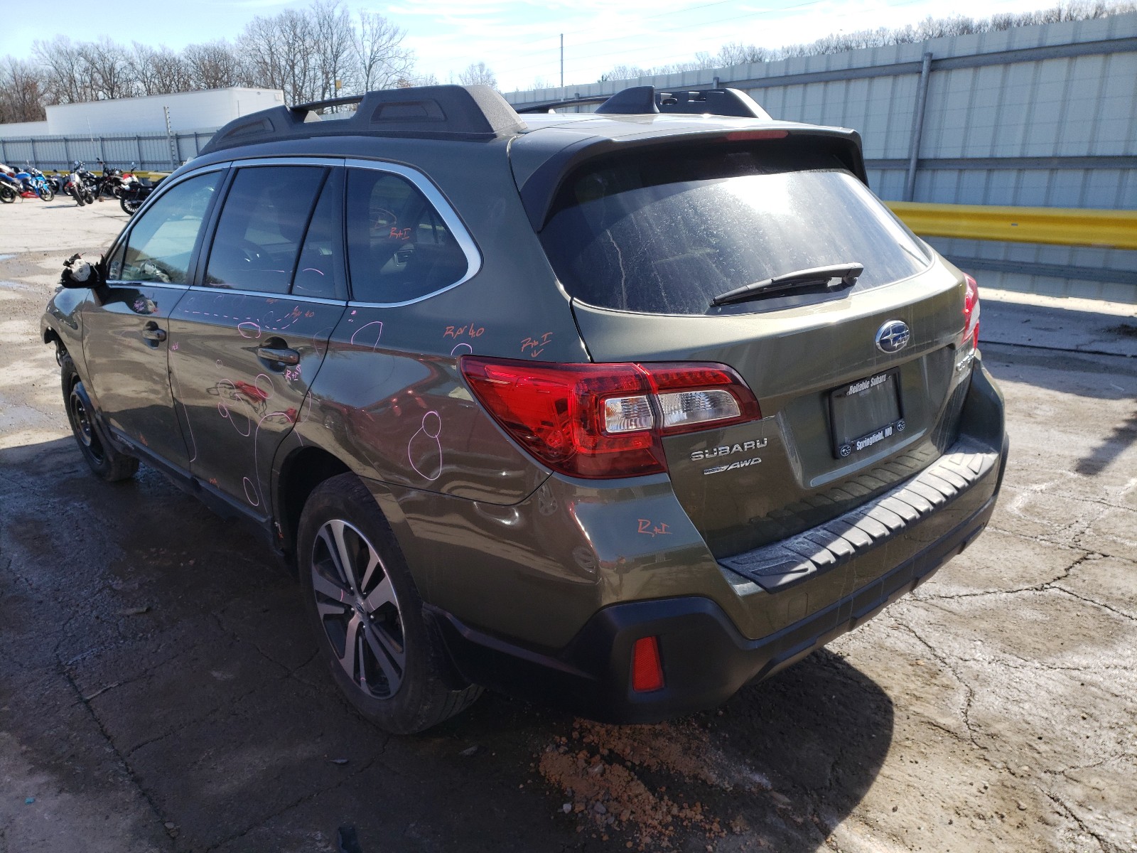 Photo 2 VIN: 4S4BSAJC0K3349108 - SUBARU OUTBACK 2. 