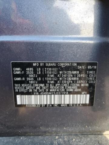 Photo 11 VIN: 4S4BSAKC3J3377918 - SUBARU OUTBACK 