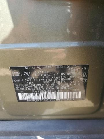 Photo 12 VIN: 4S4BSAKC8H3294804 - SUBARU OUTBACK 2. 