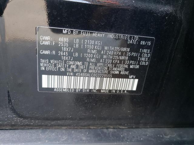 Photo 9 VIN: 4S4BSALC0G3229555 - SUBARU OUTBACK 2. 