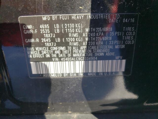 Photo 11 VIN: 4S4BSALC9G3334904 - SUBARU OUTBACK 