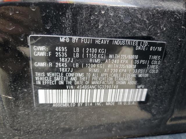 Photo 11 VIN: 4S4BSANC1G3290748 - SUBARU OUTBACK 