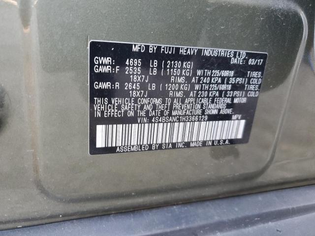 Photo 12 VIN: 4S4BSANC1H3366129 - SUBARU OUTBACK 