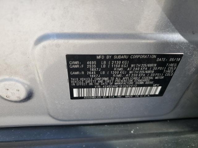 Photo 12 VIN: 4S4BSANC1K3362413 - SUBARU OUTBACK 