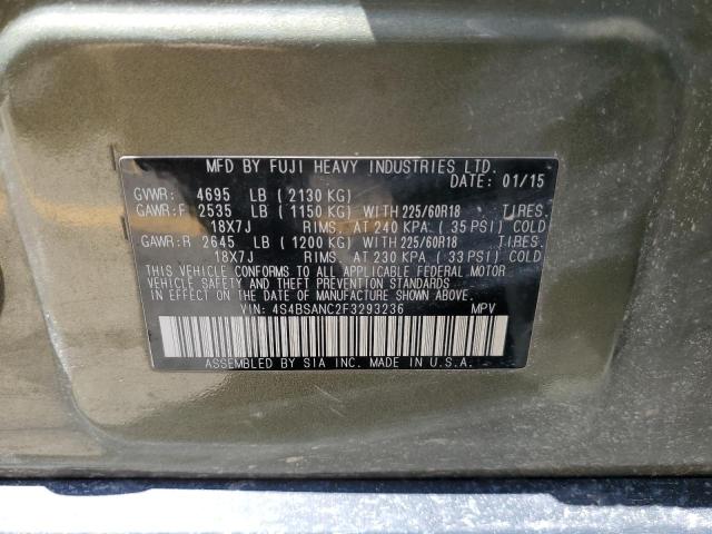 Photo 12 VIN: 4S4BSANC2F3293236 - SUBARU OUTBACK 