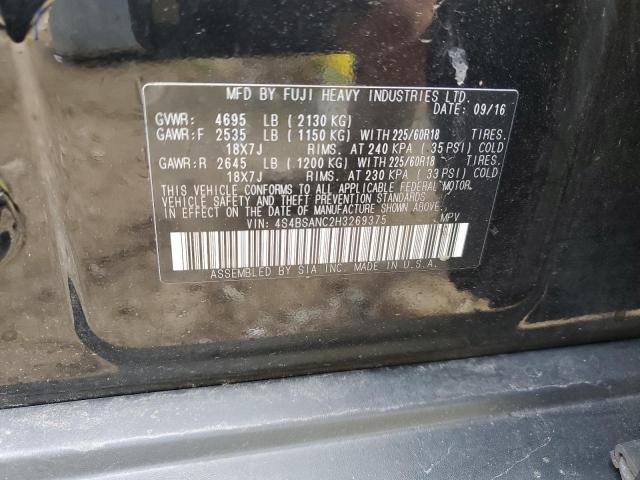 Photo 12 VIN: 4S4BSANC2H3269375 - SUBARU OUTBACK 2. 