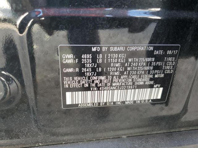 Photo 12 VIN: 4S4BSANC2J3219971 - SUBARU OUTBACK 