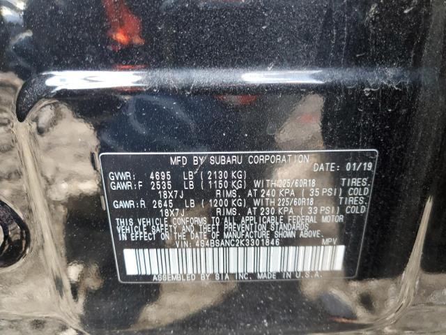 Photo 11 VIN: 4S4BSANC2K3301846 - SUBARU OUTBACK 