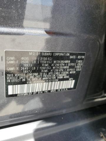 Photo 12 VIN: 4S4BSANC2K3313396 - SUBARU OUTBACK 