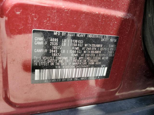 Photo 11 VIN: 4S4BSANC3H3287481 - SUBARU OUTBACK 