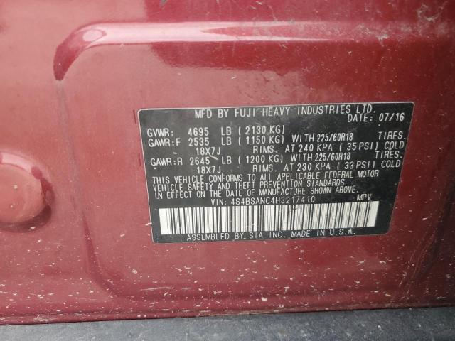 Photo 13 VIN: 4S4BSANC4H3217410 - SUBARU OUTBACK 