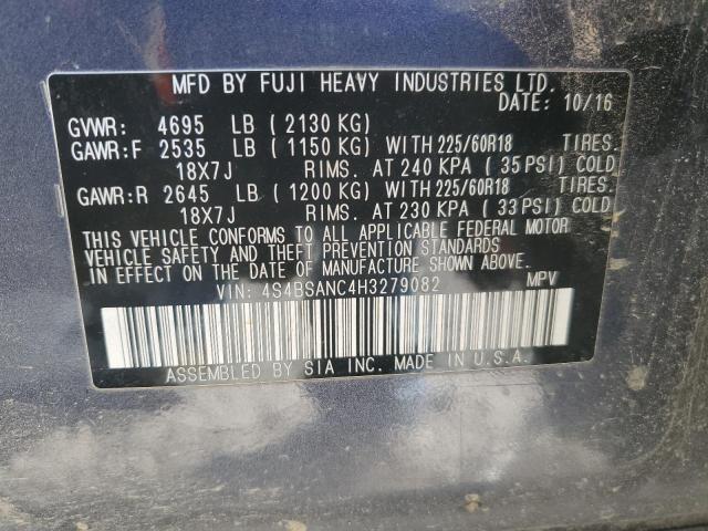 Photo 13 VIN: 4S4BSANC4H3279082 - SUBARU OUTBACK 2. 