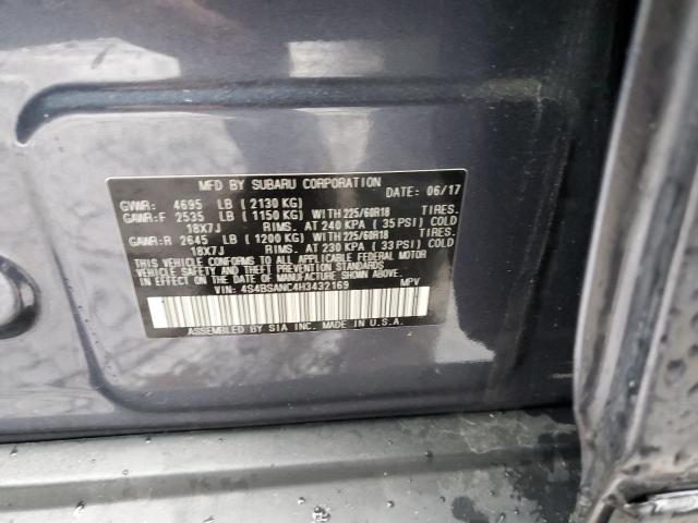 Photo 11 VIN: 4S4BSANC4H3432169 - SUBARU OUTBACK 2. 