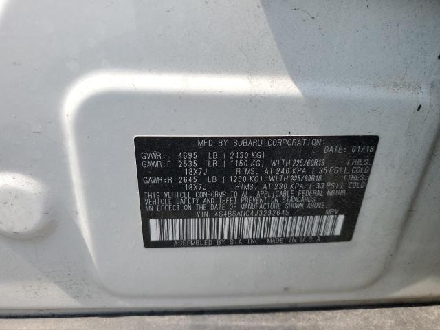 Photo 12 VIN: 4S4BSANC4J3292615 - SUBARU OUTBACK 