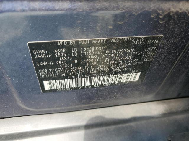 Photo 12 VIN: 4S4BSANC5H3322375 - SUBARU OUTBACK 2. 