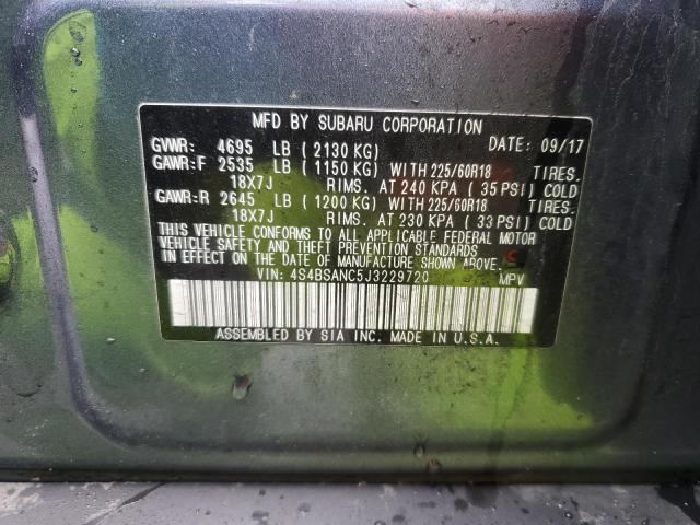 Photo 11 VIN: 4S4BSANC5J3229720 - SUBARU OUTBACK 