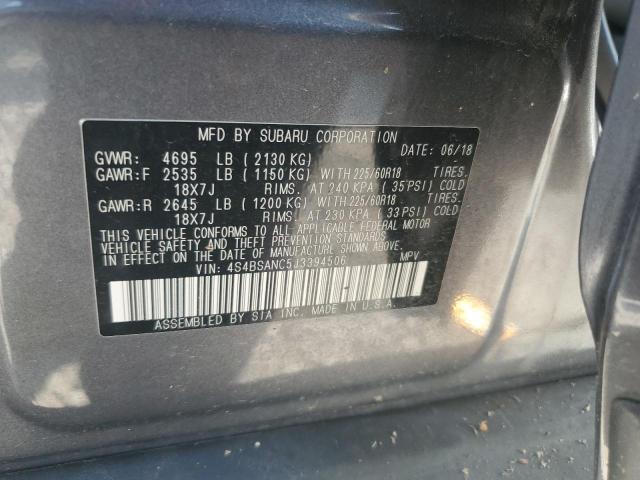 Photo 11 VIN: 4S4BSANC5J3394506 - SUBARU OUTBACK 