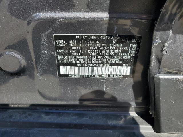 Photo 11 VIN: 4S4BSANC5K3315949 - SUBARU OUTBACK 