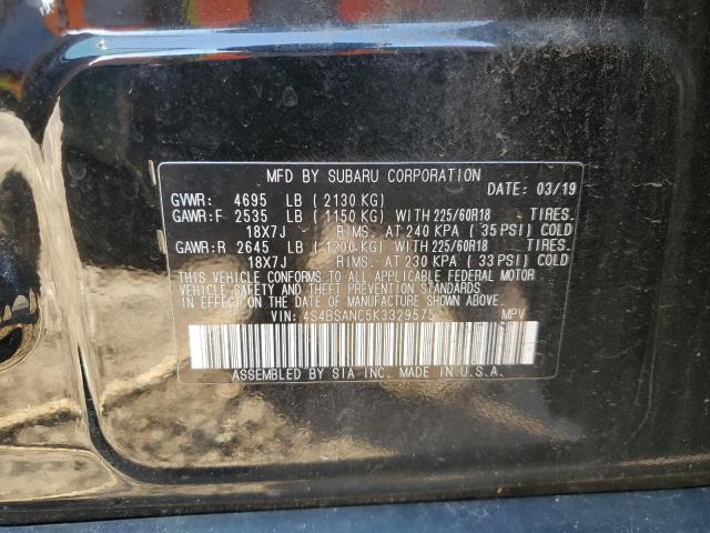 Photo 11 VIN: 4S4BSANC5K3329575 - SUBARU OUTBACK 