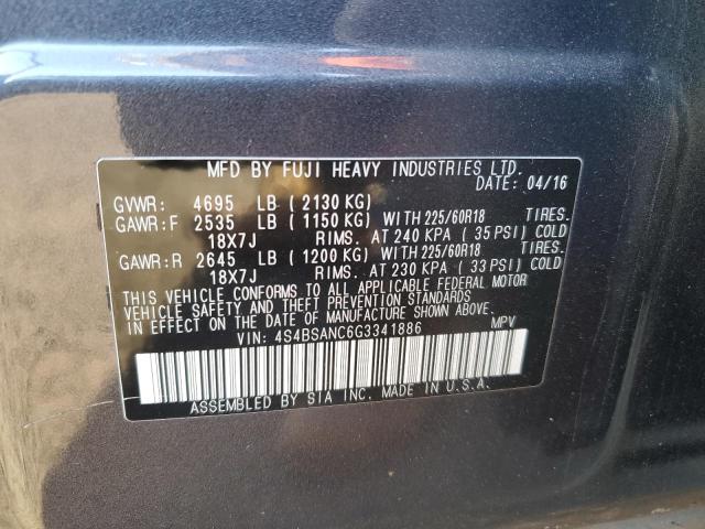 Photo 11 VIN: 4S4BSANC6G3341886 - SUBARU OUTBACK 