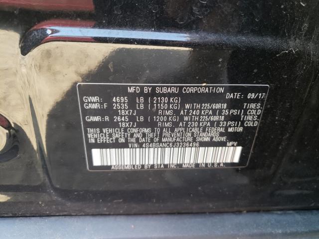 Photo 9 VIN: 4S4BSANC6J3236496 - SUBARU OUTBACK 2. 