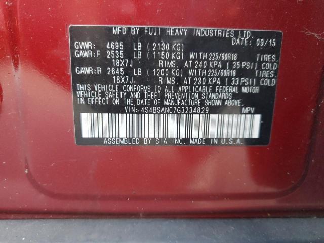 Photo 11 VIN: 4S4BSANC7G3234829 - SUBARU LEGACY 