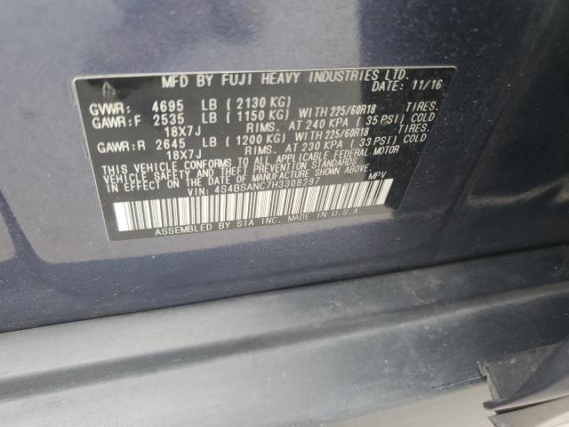 Photo 11 VIN: 4S4BSANC7H3308297 - SUBARU OUTBACK 